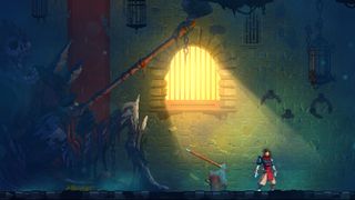 Dead Cells' protagonist is in a cell.