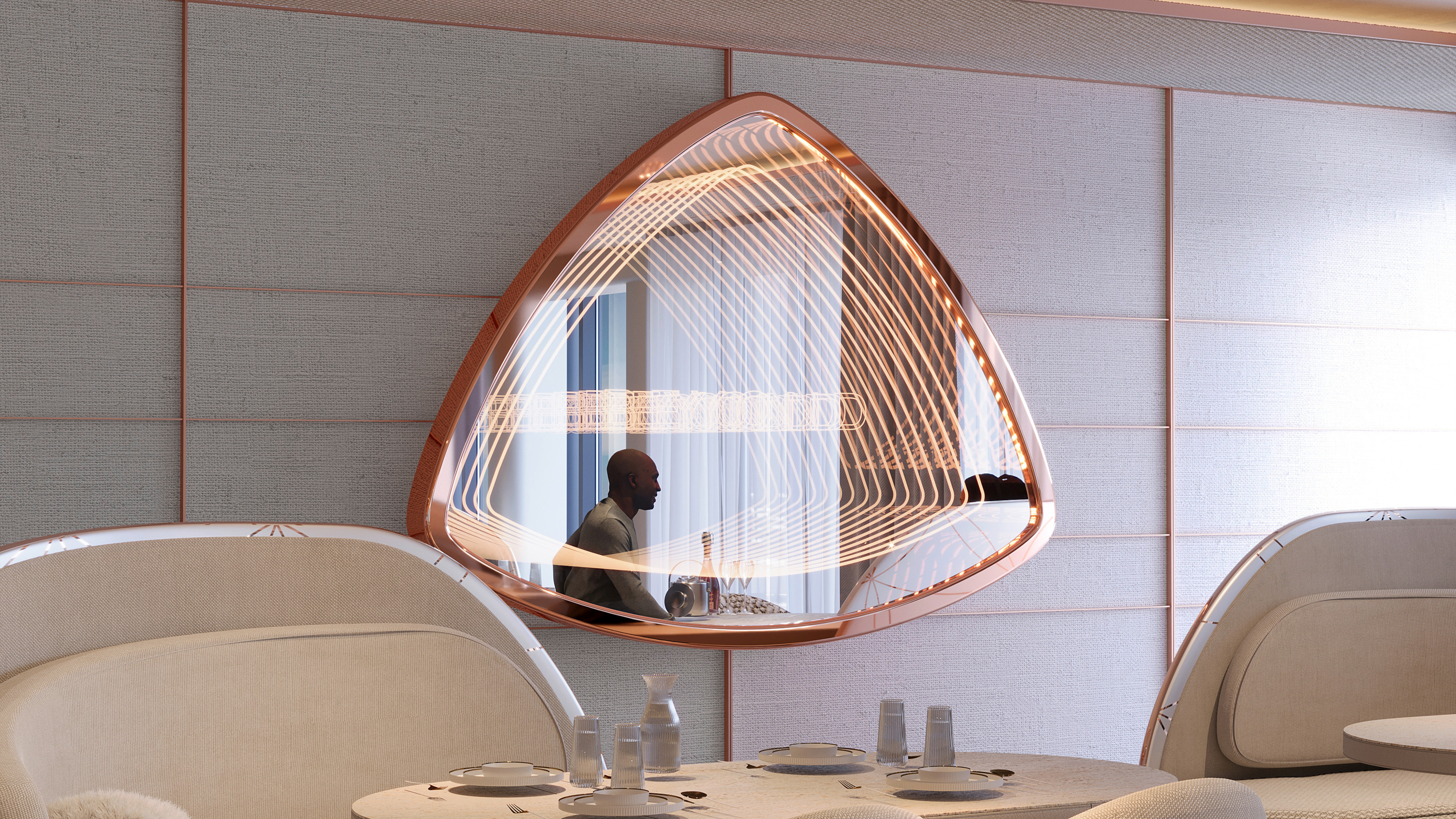 Aboard the Maybach Ocean Club