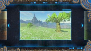 Clue image for the Irch Plain Breath of the Wild Captured Memories collectible