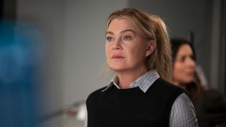 Ellen Pompeo as Meredith Grey in a scene from Grey&#039;s Anatomy season 21 2024