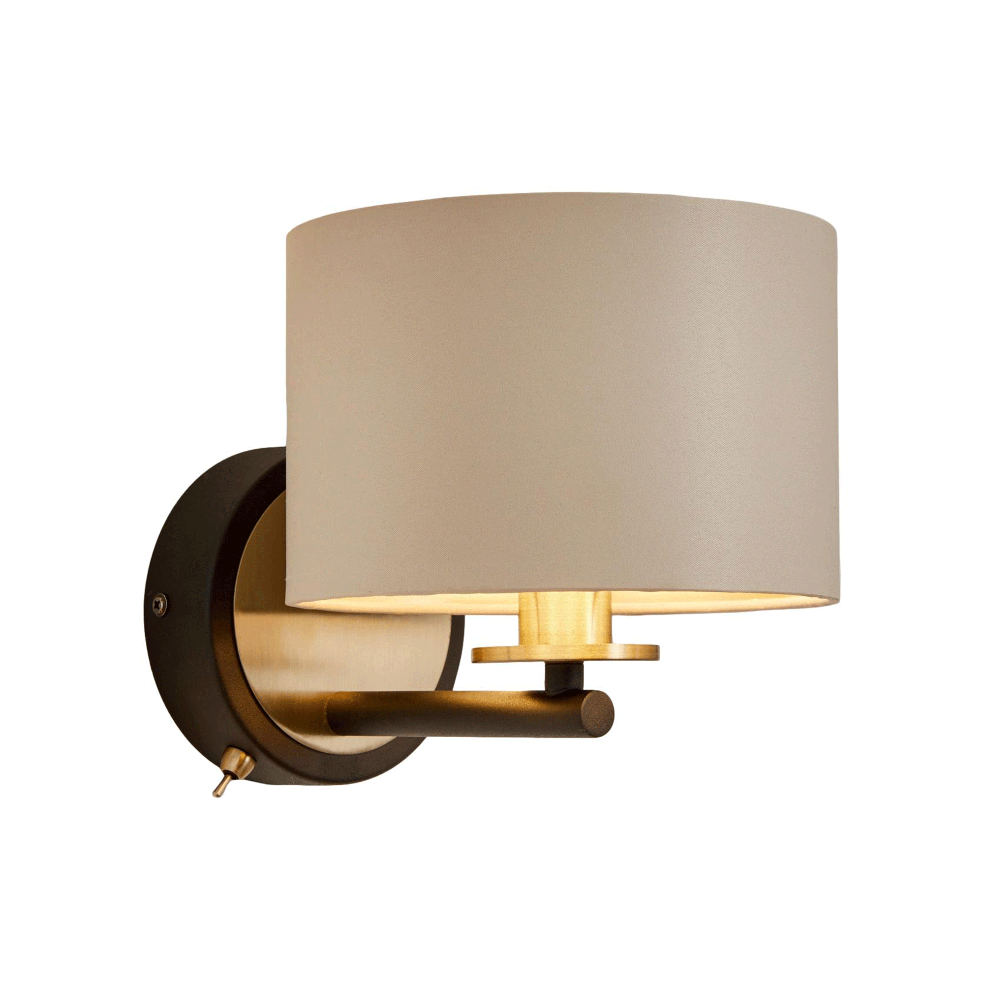 Next, Brass Hudson Rechargeable Wireless Wall Light