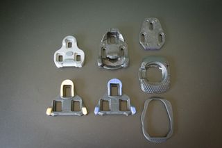 Road pedal cleat systems