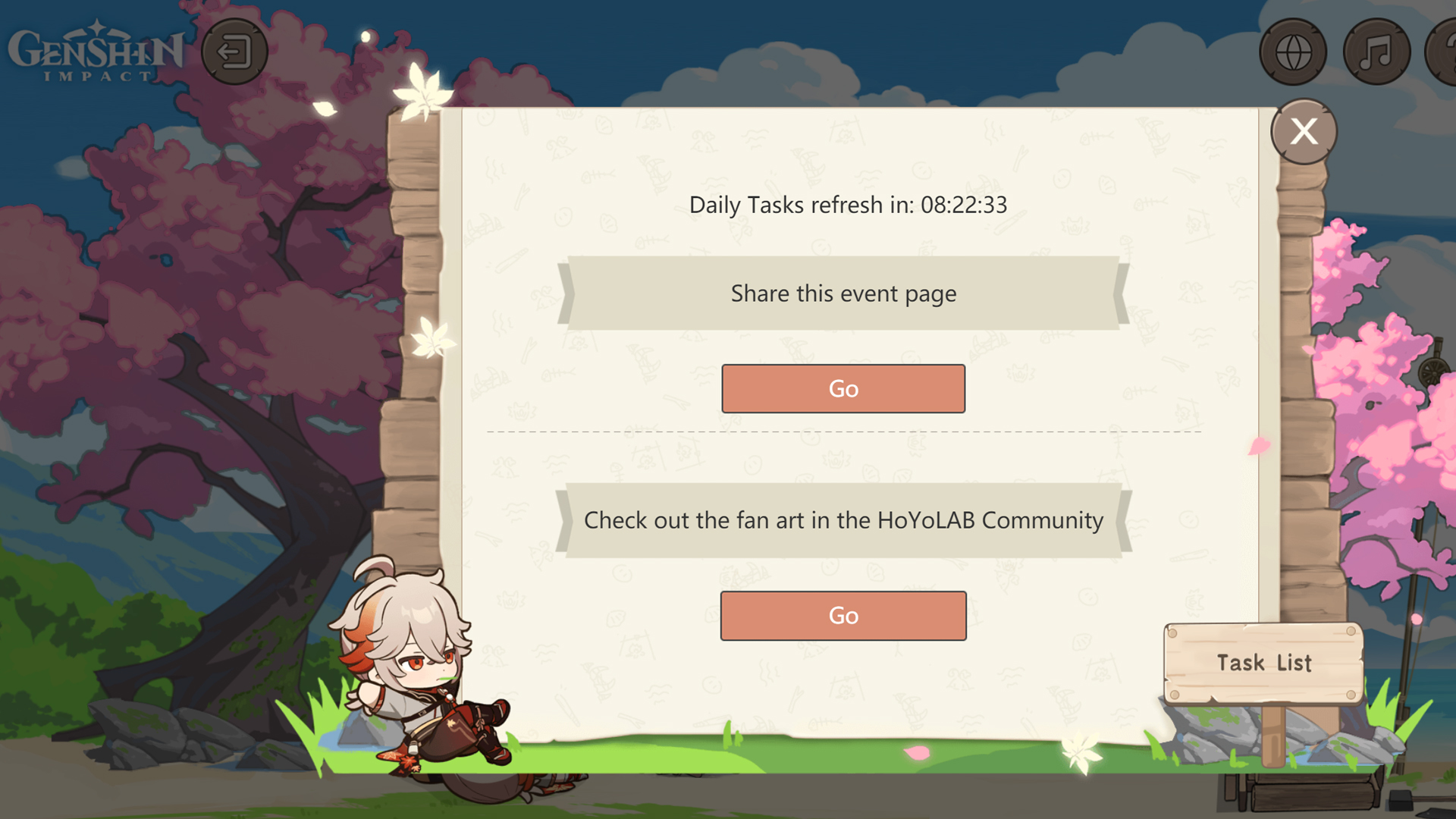 Genshin Impact Distant Voyage event How to