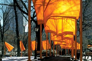 The Gates, Central Park, New York City, 1979-2005. Courtesy of Christo and Jeanne-Claude Foundation