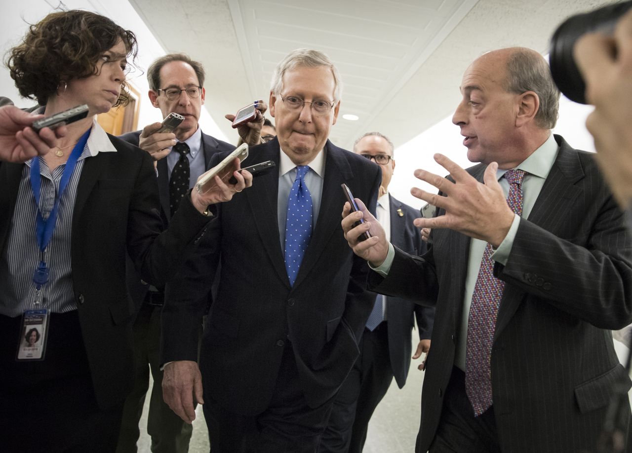 Senate Majority Leader Mitch McConnell.