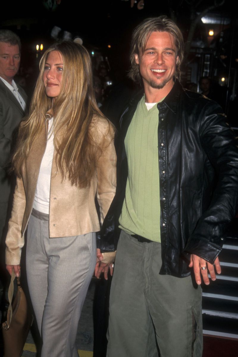 Jennifer Aniston and Brad Pitt