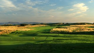 A general view of the 10th hole at The Honourable Company of Edinburgh Golfers Muirfield