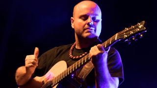 Andy McKee performs live on stage during a concert at Columbia Theater Berlin on May 21, 2018 in Berlin, Germany. 