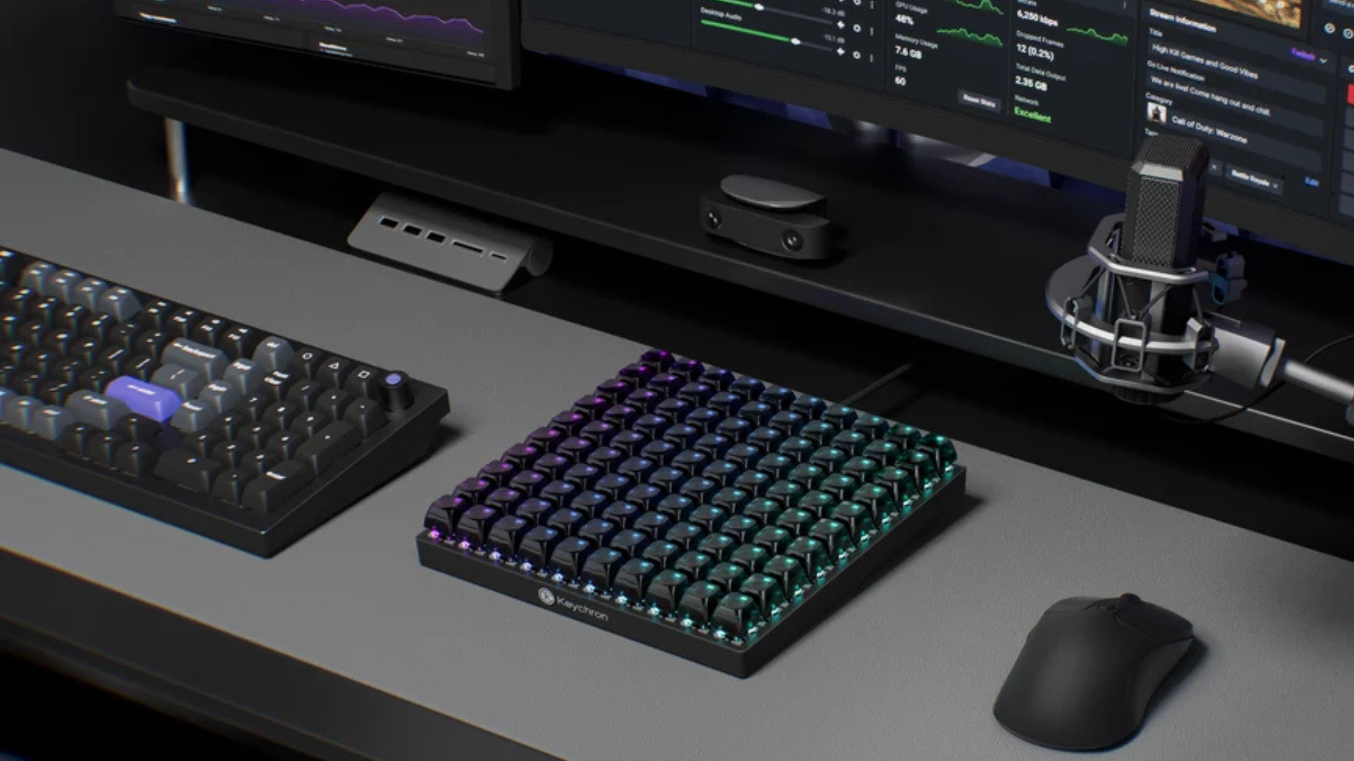  Keychron launches ludicrous 100-key custom macro pad — 10 x 10 ‘keyboard’ uses ‘exclusive’ Keychron Apex switches and features per-key RGB control 