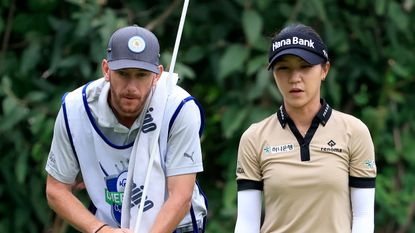 Paul Cormack and Lydia Ko at the Kroger Queen City Championship