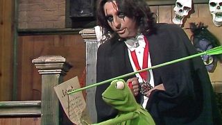 Alice Cooper and Kermit The Frog, 1978