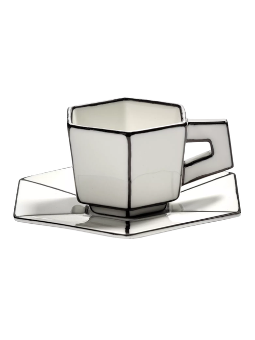 Carte Blanche Espresso Cup & Saucer