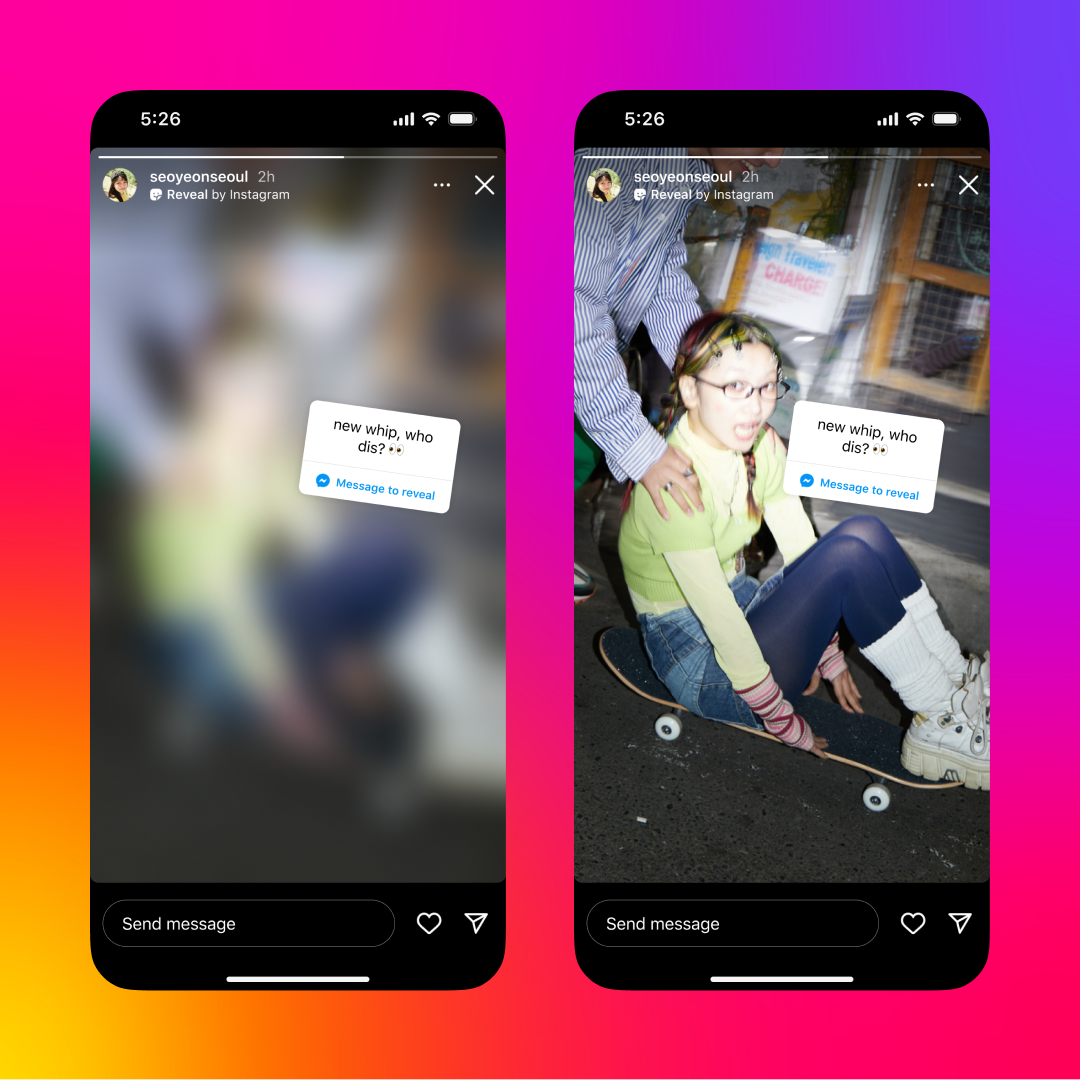 New Instagram stickers