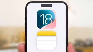 iOS 18 notes app on iPhone