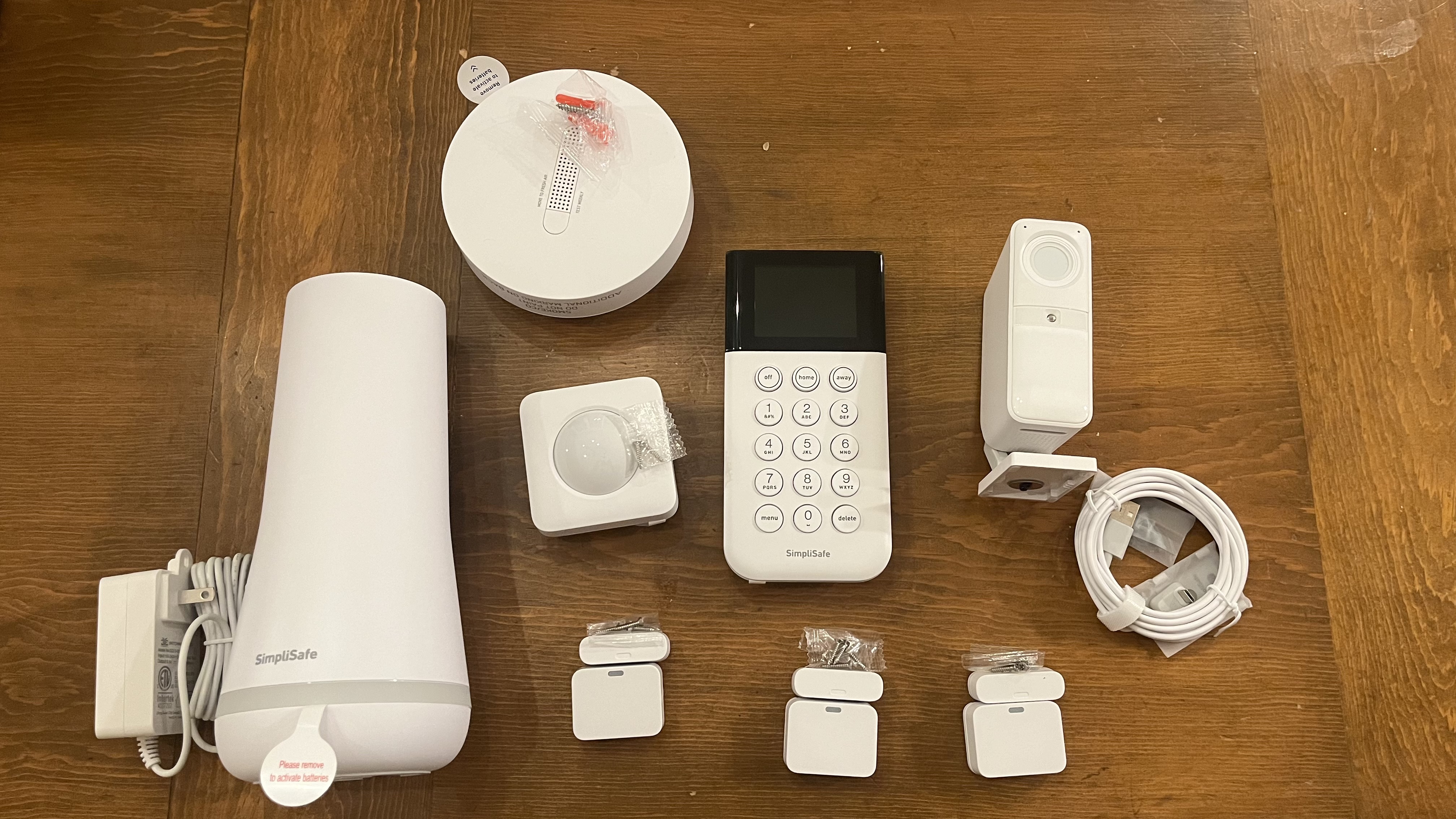 Simplisafe Security Systems included items
