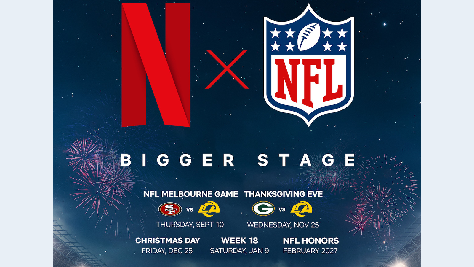 Netflix games on NFL