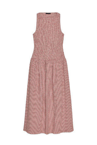 Zara Gingham Midi Dress