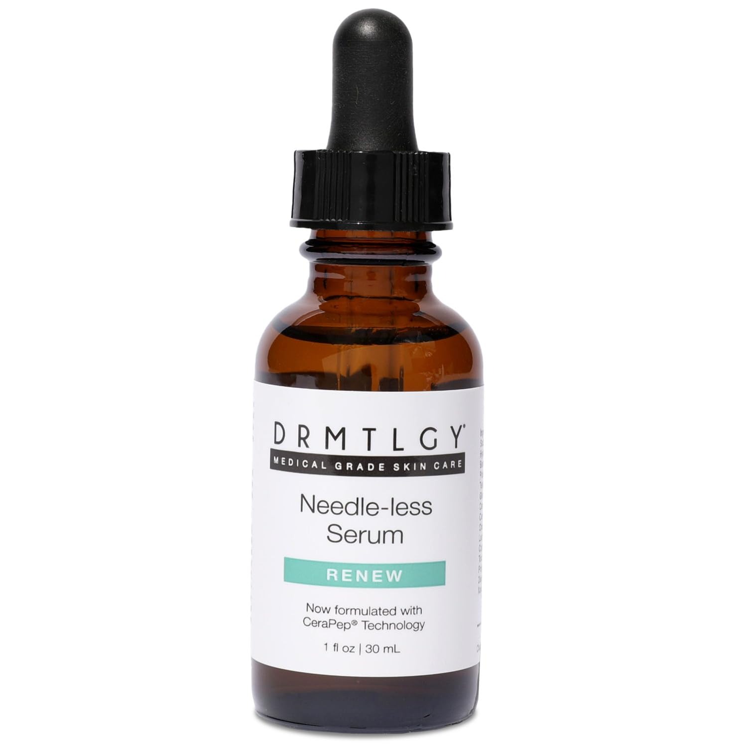 DRMTLGY, Drmtlgy Needle-Less Serum - Anti-Aging Serum for Fine Lines &amp;amp; Wrinkles - Niacinamide With Potent Blend of Hyaluronic Acid, Peptides &amp;amp; Ceramides, 1 Fl Oz