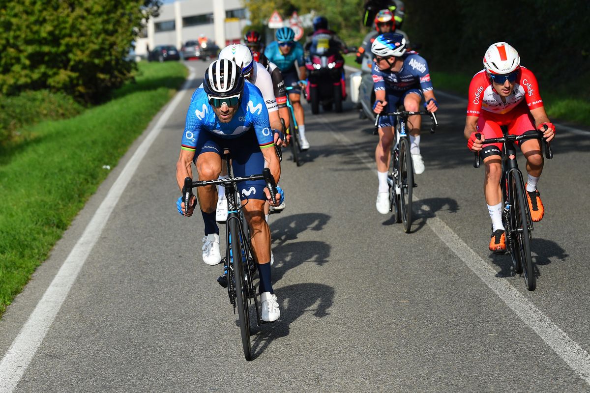 Coppa Agostoni - Giro delle Brianze 2021 - 75th Edition - Lissone - Lissone 180 km - 11/10/2021 - Alejandro Valverde (ESP - Movistar Team) - photo Dario Belingheri/BettiniPhoto&Acirc;&copy;2021