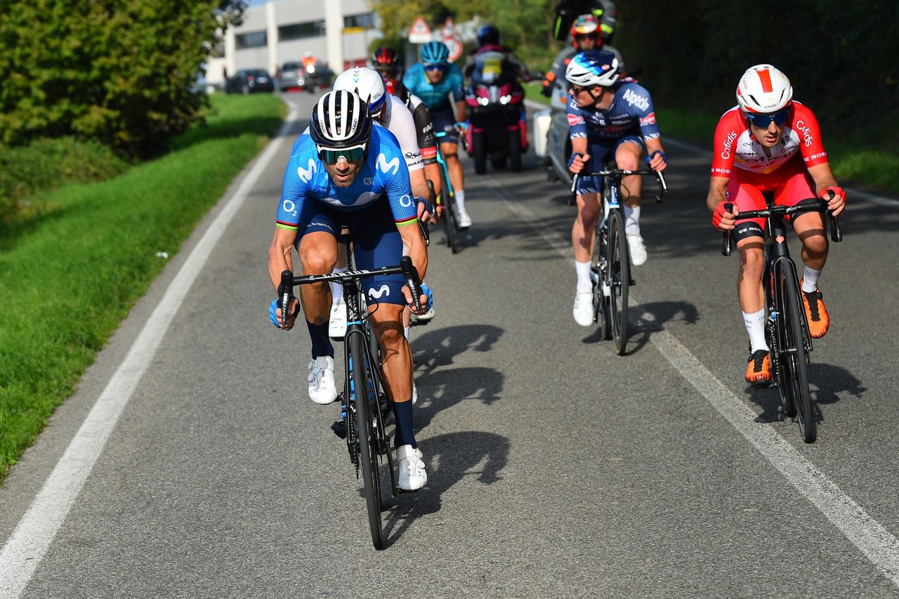 Coppa Agostoni - Giro delle Brianze 2021 - 75th Edition - Lissone - Lissone 180 km - 11/10/2021 - Alejandro Valverde (ESP - Movistar Team) - photo Dario Belingheri/BettiniPhoto&Acirc;&copy;2021