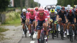 EF Education taking on the race on stage 10 of the Tour de France 2021