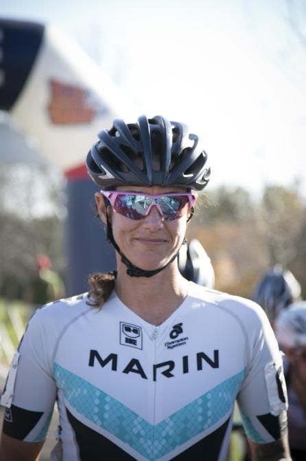 Nicole Duke on the startline