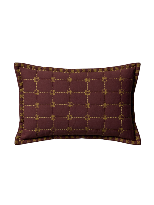 Wrenwick Pillow - Red 13" X 21"