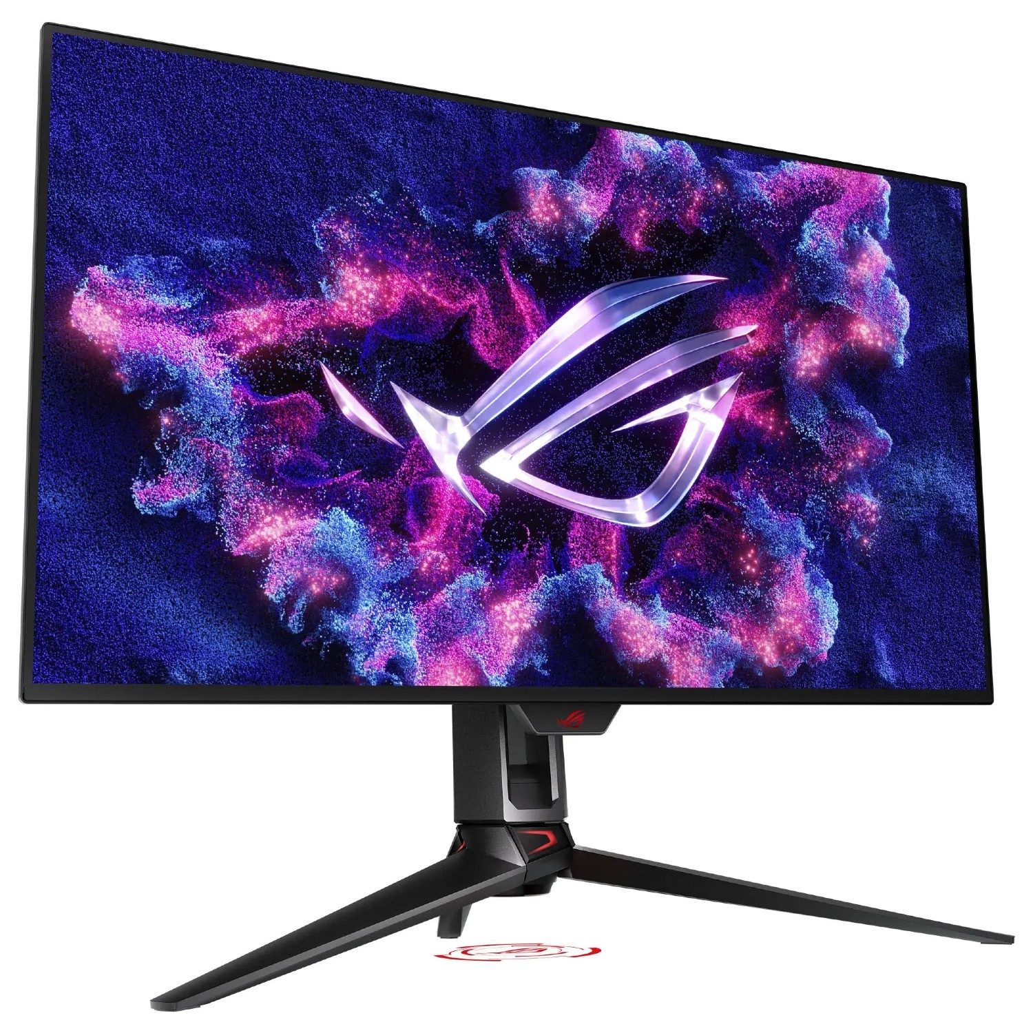 Render of the ASUS ROG Swift OLED 32 (PG32UCDM) gaming monitor.