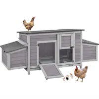 Morgete Wooden Chicken Coop Chicken House at Walmart