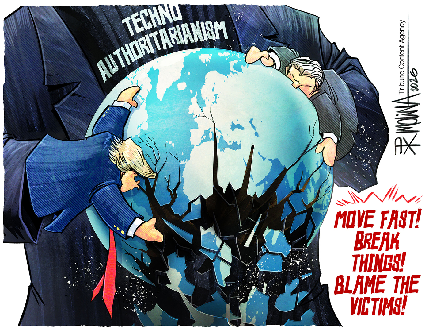 Political cartoon
