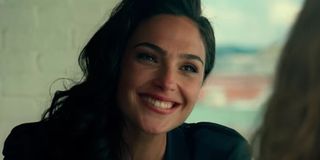 Diana smiling in the Wonder Woman 1984 trailer