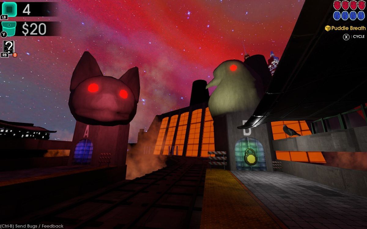 Moves of the Diamond Hand scenic train station view showing animal statue towers