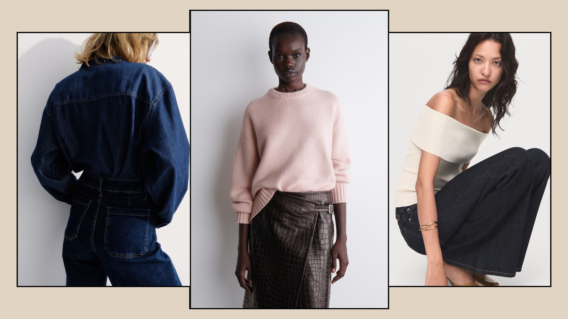 A selection of chic new-in items from COS, H&amp;M and Mango