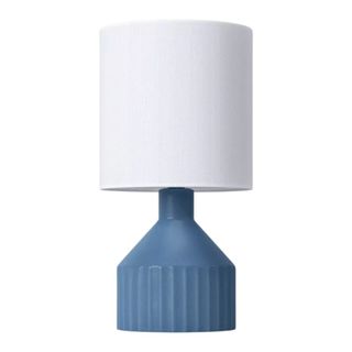 Ribbed Ceramic Mini Table Lamp