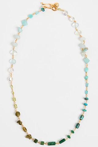 Chan Luu Turquoise Mix Beaded Necklace 
