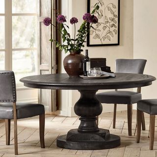 Nolan Round Pedestal Dining Table (60)