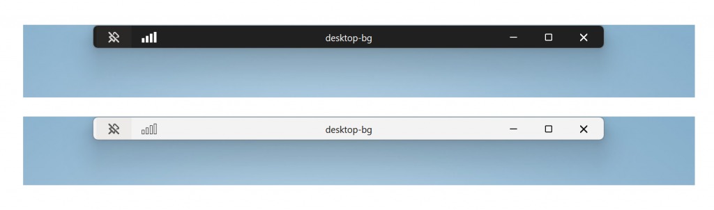 Neu gestaltete Verbindungsleiste für Remotedesktop unter Windows 11
