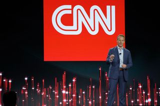CNN chief Chris Licht at 2022 WBD upfront