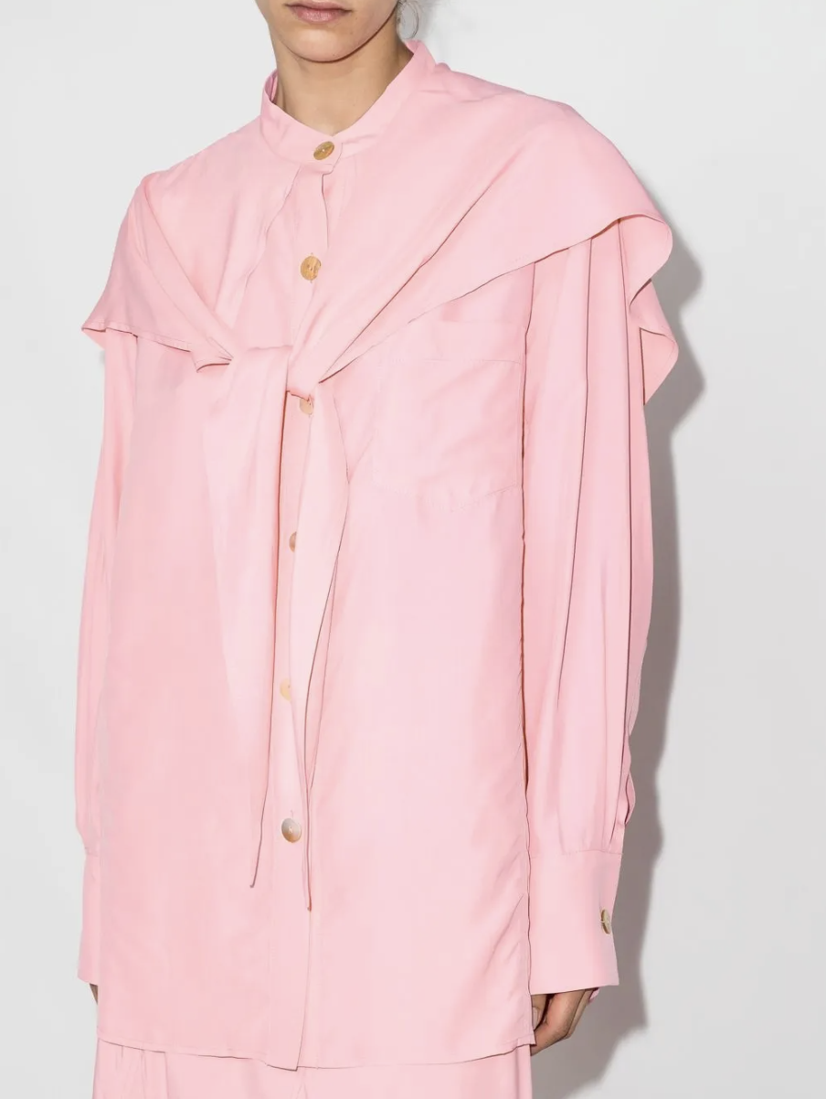 Rejina Pyo, Scarf-Detail Shirt