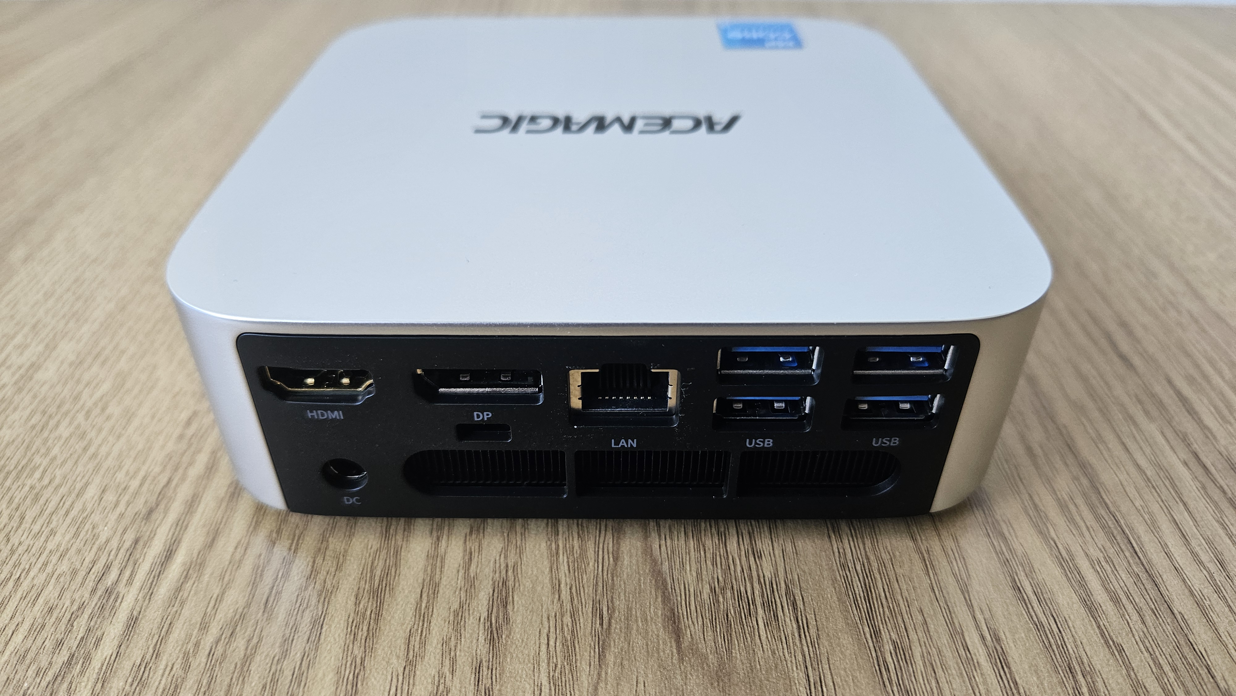 The AceMagic Kron Mini K1 on a desk