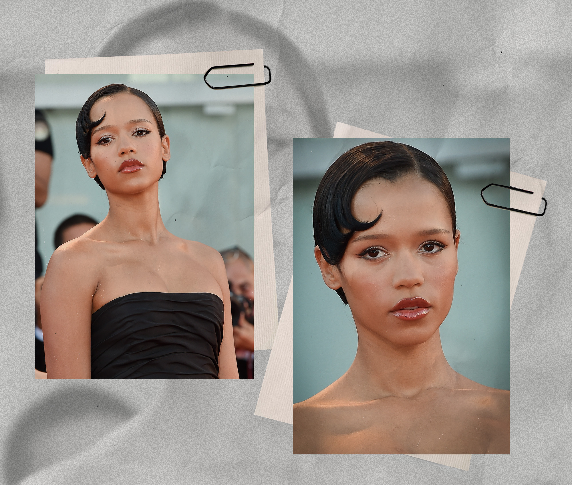 Taylor Russell attends the 79th Venice International Film Festival