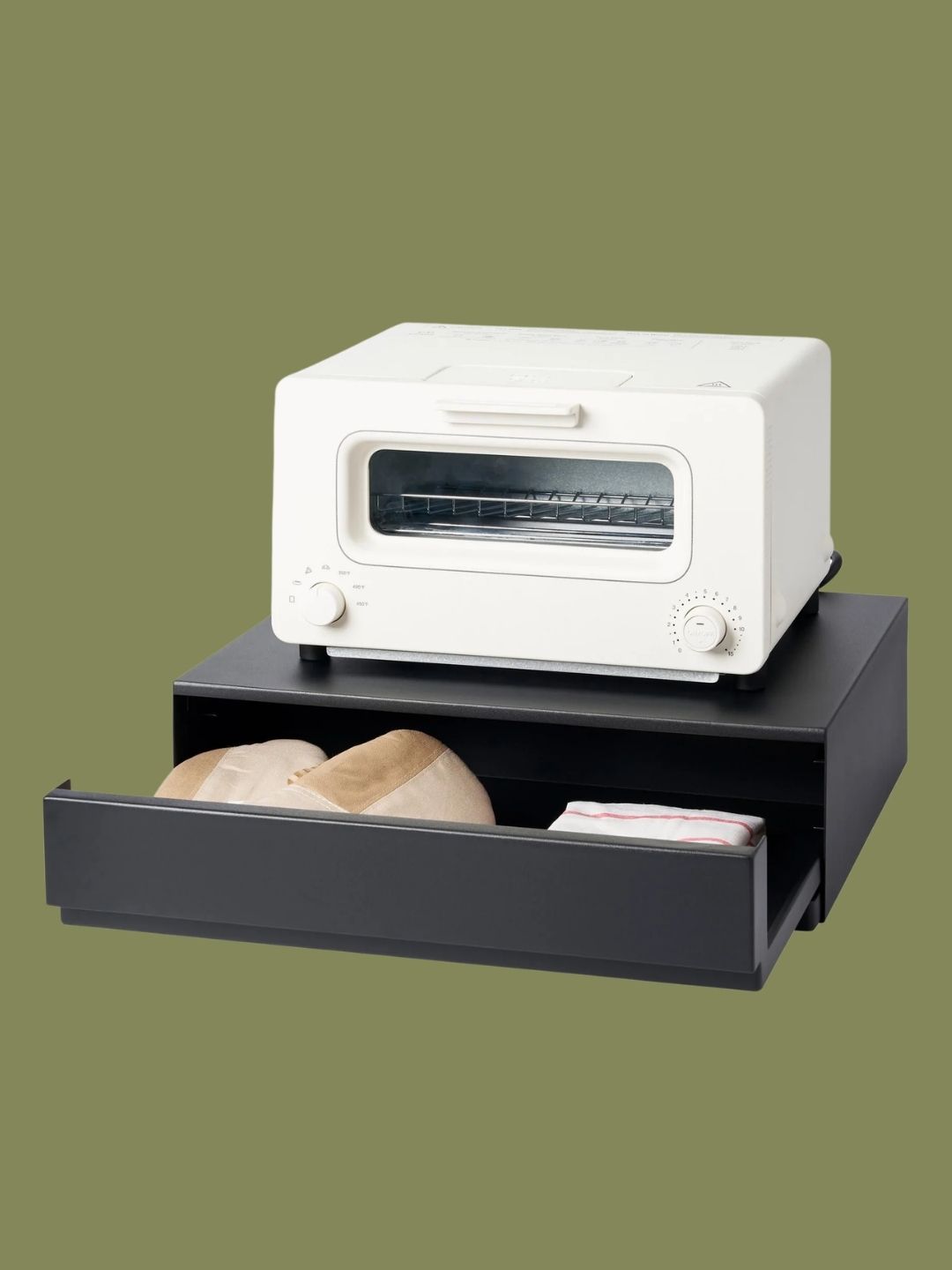 Yamazaki, Extendable Kitchen Storage Shelf Tower With Tray