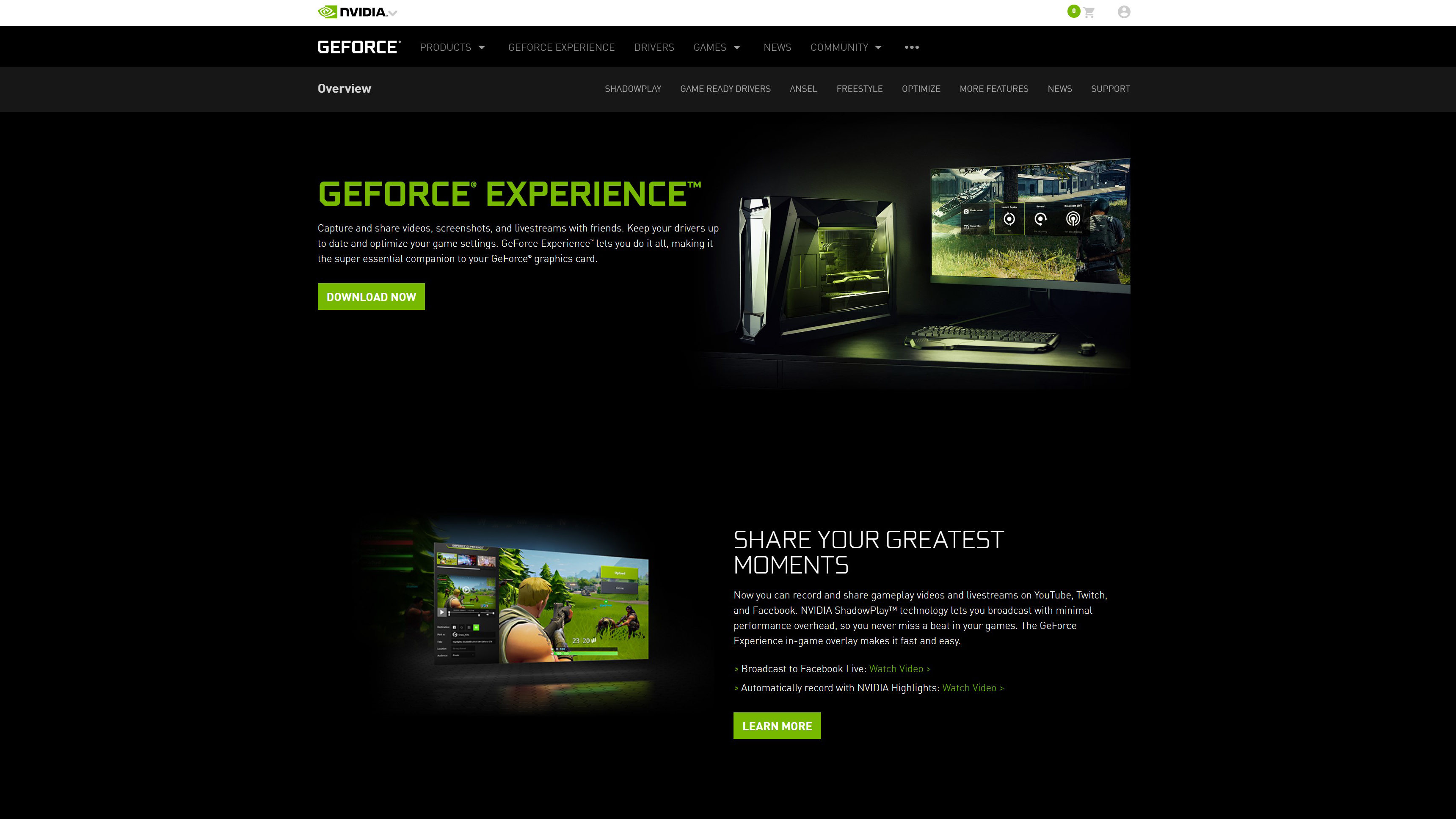 geforce experience record gameplay