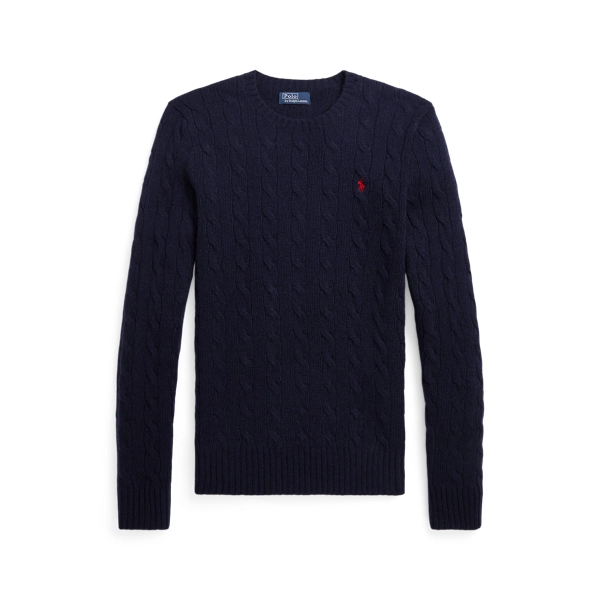 ralph lauren, Cable-Knit Wool-Cashmere Sweater
