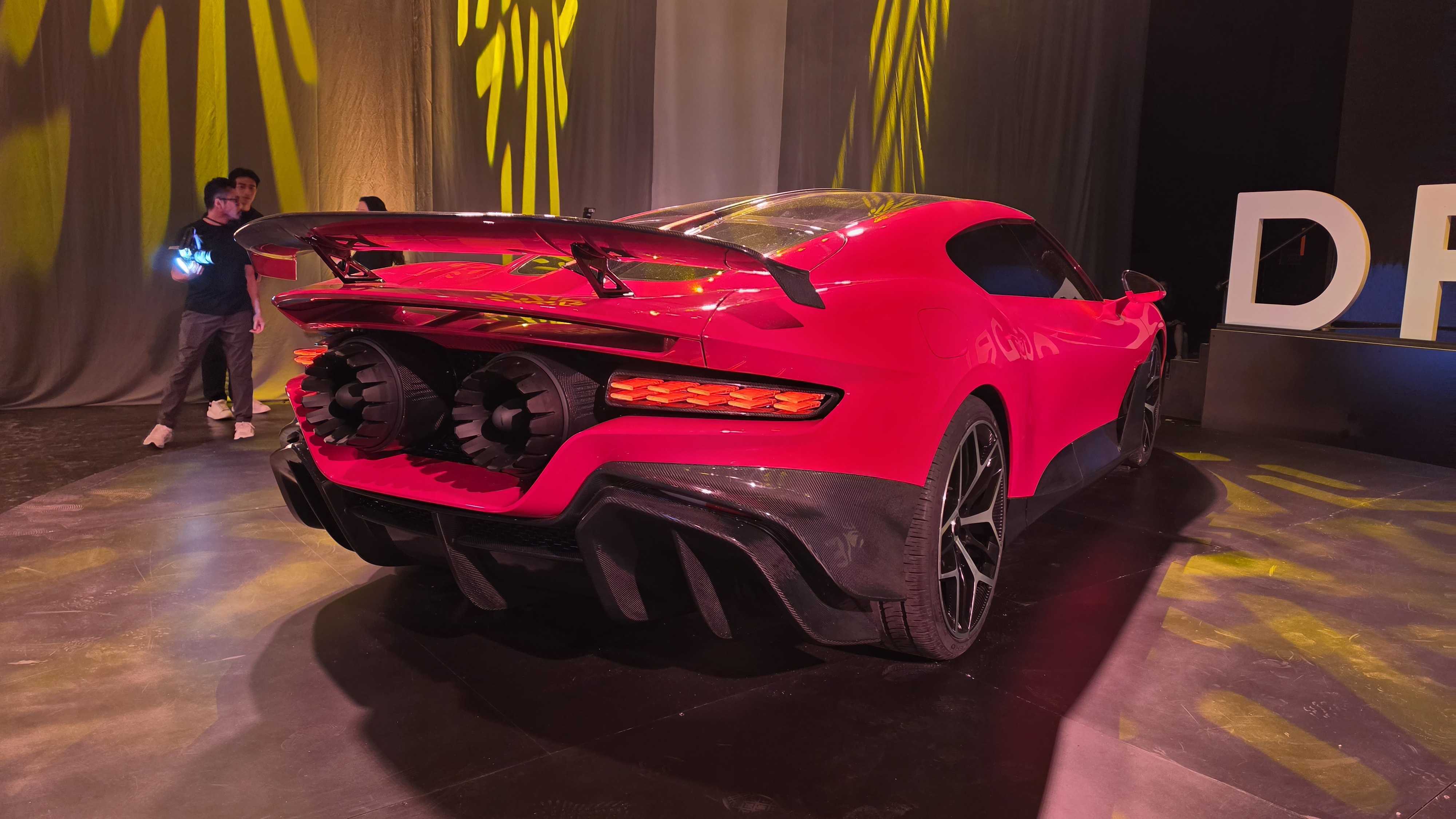 The Dreame rocket-powered electric vehicle