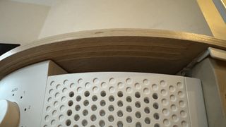 Ikea Starkvind table grooves under the tabletop