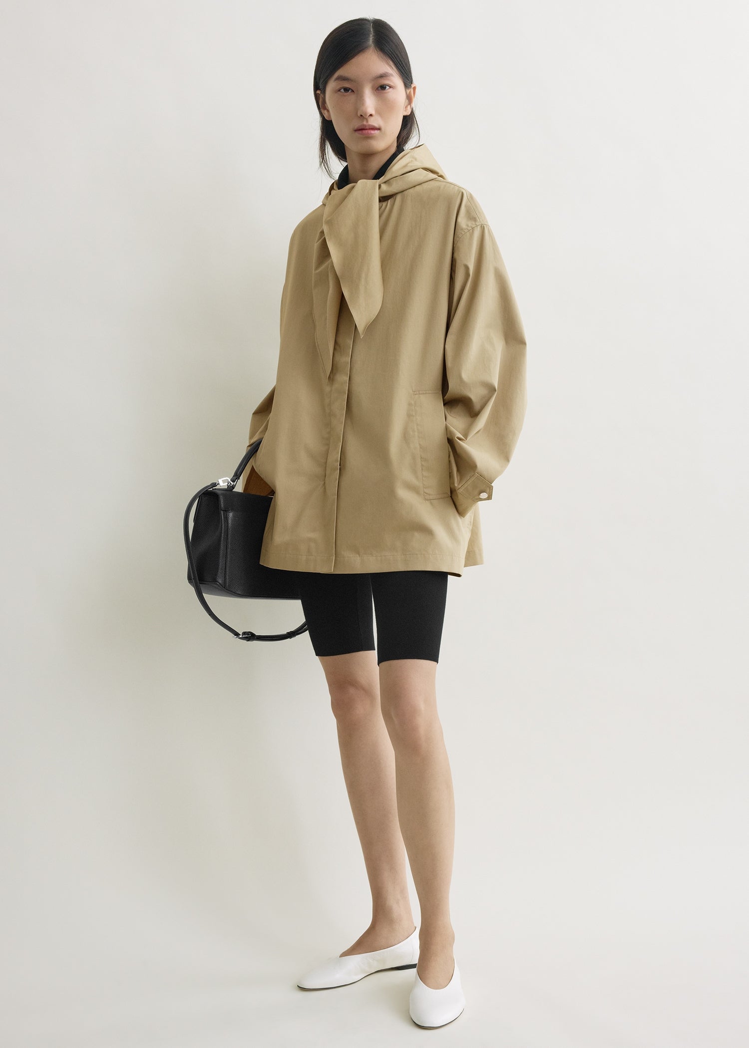 Technical Scarf Jacket Cashew - 30