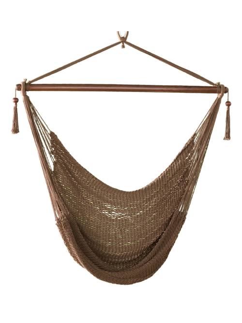 Soft-Spun Polyester Rope Outdoor Hammock Chair