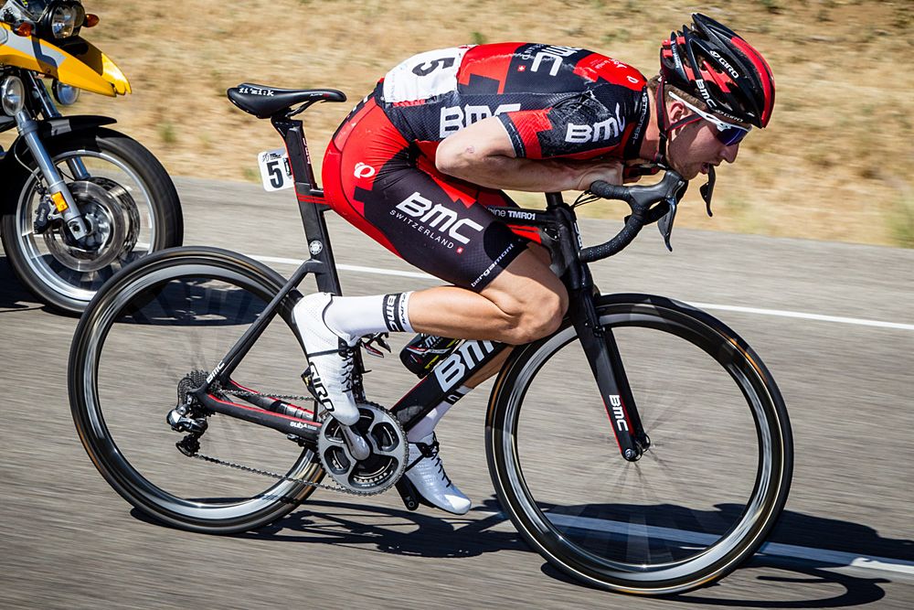 Taylor Phinney (BMC) on the way to his win in Santa Barbara