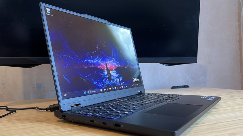 Lenovo Legion 5 Gen 10 gaming laptop on a wooden desk